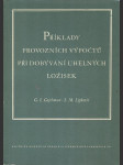 Přiklady provozných výpočtu pro dobývání uhelných ložisek - náhled