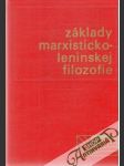 Základy marxisticko - leninskej filozofie - náhled