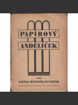 Papírový andělíček - náhled