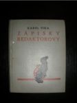 Zápisky redaktorovy - VIKA Karel - náhled