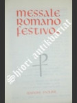 Messale romano festivo - náhled