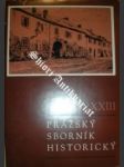 Pražský sborník historický XXIII - náhled