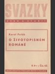 O životopisném románě - náhled