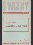 Havlíček a slované - náhled