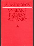 Vybrané projevy a články - náhled