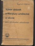Výbor ukázek z literatury umělecké a věcné - náhled